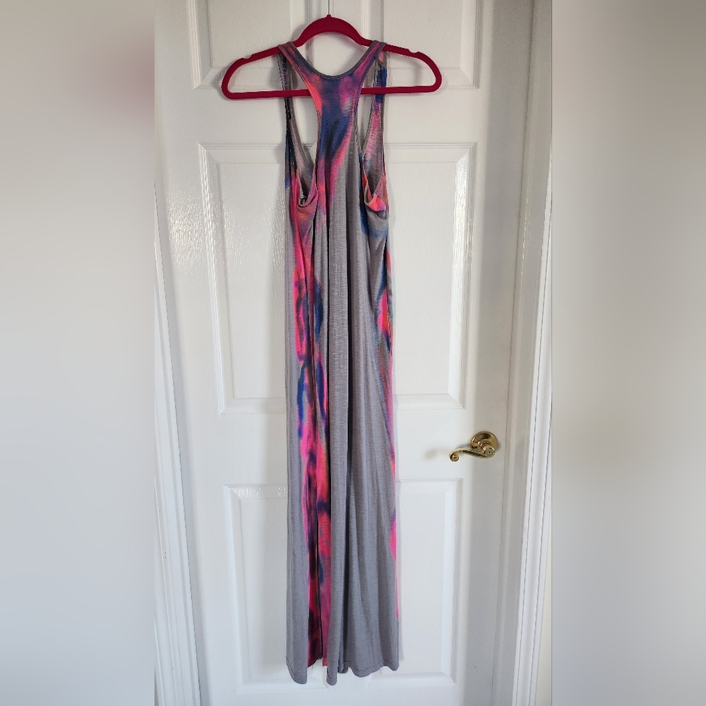 Maxi Tank Dress with Multicolor Tie Dye - Picture 8 of 10